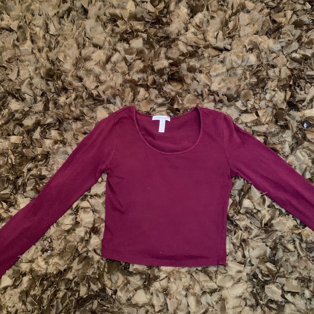 Long Sleeve Crop Top